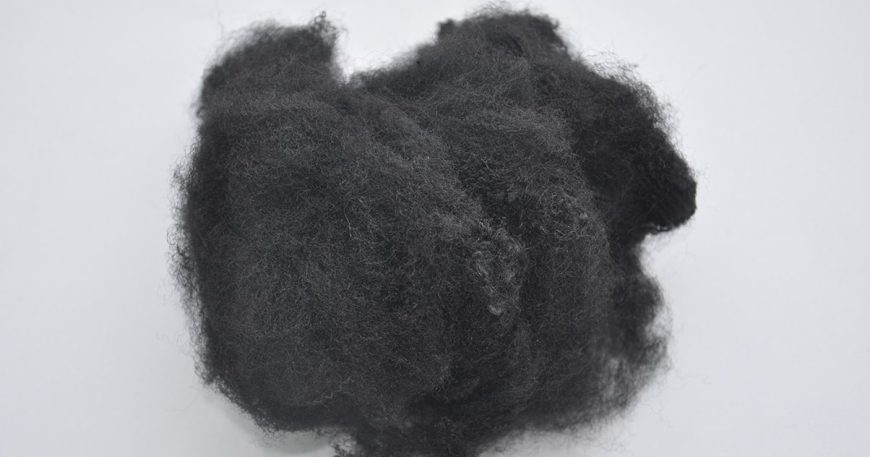 12D-51MM (BLACK) polyester elyaf